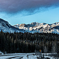 The mountains around Barrier Lake Digital Art by Jerald Blackstock
