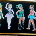 The Multi Medium Eight Painting by James RODERICK