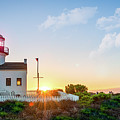 The Old Point Loma Lighthouse at Sunset Photograph by David Levin The Old Point Loma Lighthouse at Sunset Photograph by David Levin