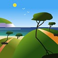 The path to the beach Digital Art by Fatline Graphic Art The path to the beach Digital Art by Fatline Graphic Art