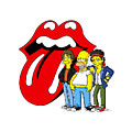 The Rolling Stones The Simpsons Homer Simpson Logo Tongue Mouth Lips Png Transparent Background by Music N Film Prints The Rolling Stones The Simpsons Homer Simpson Logo Tongue Mouth Lips Png Transparent Background by Music N Film Prints