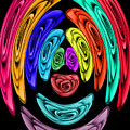 The Rose Clown Abstract Digital Art by Ronald Mills The Rose Clown Abstract Digital Art by Ronald Mills