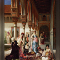 The Silk Market by Edouard Frederic Wilhelm Richter Painting by Rolando Burbon The Silk Market by Edouard Frederic Wilhelm Richter Painting by Rolando Burbon