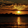 The Sunset over the Lake Photograph by Daniel Cornell The Sunset over the Lake Photograph by Daniel Cornell