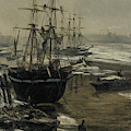 The Thames in Ice Painting by James A Whistler The Thames in Ice Painting by James A Whistler