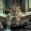 The Tiger in a Bubble Bath by JC Findley