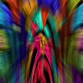 The Time Tunnel in Living Color - Abstract Digital Art by Ronald Mills The Time Tunnel in Living Color - Abstract Digital Art by Ronald Mills