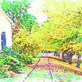 The Tracks By The House Digital Art by Kirt Tisdale The Tracks By The House Digital Art by Kirt Tisdale
