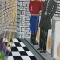 The Victorian Gay Scene Painting by David Westwood The Victorian Gay Scene Painting by David Westwood