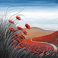 The Walk through the Poppies Painting by Amanda Dagg The Walk through the Poppies Painting by Amanda Dagg
