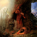 The Witch of Endor 1860 Painting by Edward Henry Corbould The Witch of Endor 1860 Painting by Edward Henry Corbould