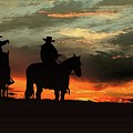Wrangling Riders Painting by Simon Read Wrangling Riders Painting by Simon Read