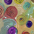 The Yellow Spiral Abstract Painting by Lisa Kaiser The Yellow Spiral Abstract Painting by Lisa Kaiser