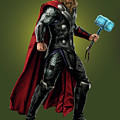 Thor - Marvel Photograph by Samuel Whitton Thor - Marvel Photograph by Samuel Whitton