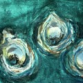 Three Oyster Cult Painting by Francelle Theriot Three Oyster Cult Painting by Francelle Theriot