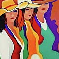 Three Texas Ladies by Stacey Mayer