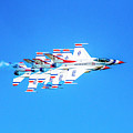 Thunderbirds Echelon Formation Photograph by Jeff at JSJ Photography Thunderbirds Echelon Formation Photograph by Jeff at JSJ Photography