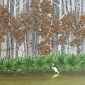 Egret on Tibbee Creek Painting by Jeanette Jarmon Egret on Tibbee Creek Painting by Jeanette Jarmon