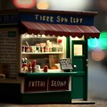 Tiny City Shop II Mixed Media by Jay Schankman Tiny City Shop II Mixed Media by Jay Schankman