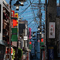Tokyo Red Lantern Alley - Morning Light in Shibuya by Matthias Hauser