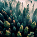 Top view of dark green forest landscape Photograph by Jelena Jovanovic Top view of dark green forest landscape Photograph by Jelena Jovanovic
