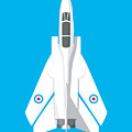 Tornado Swing Wing Jet - Cyan Digital Art by Organic Synthesis Tornado Swing Wing Jet - Cyan Digital Art by Organic Synthesis