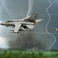 Tornados In The Storm Digital Art by Custom Aviation Art Tornados In The Storm Digital Art by Custom Aviation Art