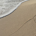 Traces of waves on the sandy beach. Sea water meets beige sand 1 Photograph by Adriana Mueller Traces of waves on the sandy beach. Sea water meets beige sand 1 Photograph by Adriana Mueller