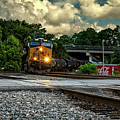 Train and Tracks Photograph by DB Hayes Train and Tracks Photograph by DB Hayes