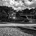 Train and Tracks in Black-White Photograph by DB Hayes Train and Tracks in Black-White Photograph by DB Hayes