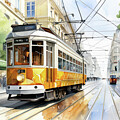 Tram in the City - GIA2401-0414-WAT by Jordi Carrio Jamila