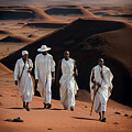 Travelers in the desert by Aleksander Rotner