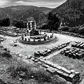 Treasury of the Massaliots, Delphi Greece by M G Whittingham