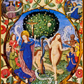 Tree of Life and Death Flanked by Eve and Mary-Ecclesia Painting by Unknown Tree of Life and Death Flanked by Eve and Mary-Ecclesia Painting by Unknown