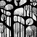 Trees Digital Art by Nickleen Mosher Trees Digital Art by Nickleen Mosher