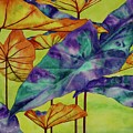 Trippy Taro Painting by Kim McClinton Trippy Taro Painting by Kim McClinton
