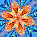 Tropical Fire Flower - Abstract Digital Art by Ronald Mills Tropical Fire Flower - Abstract Digital Art by Ronald Mills