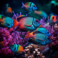 Tropical Fish IV Digital Art by Jay Schankman Tropical Fish IV Digital Art by Jay Schankman