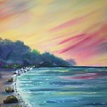 Tropical Peace Painting by Stacey Zimmerman Tropical Peace Painting by Stacey Zimmerman