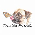 Trusted Friends Drawing by Karrie J Butler Trusted Friends Drawing by Karrie J Butler