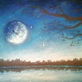 Twilight Dreaming Painting by Jen Shearer Twilight Dreaming Painting by Jen Shearer