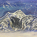 Twilight Mountain Painting by Lisa Neuman Twilight Mountain Painting by Lisa Neuman