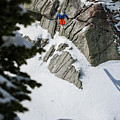 Twin Lakes Pass Cliff - Big Cottonwood Canyon, Utah - IMG_0438 Photograph by Brett Pelletier Twin Lakes Pass Cliff - Big Cottonwood Canyon, Utah - IMG_0438 Photograph by Brett Pelletier