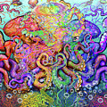 Twisted Tango of Tentacles Digital Art by Kevin Middleton Twisted Tango of Tentacles Digital Art by Kevin Middleton