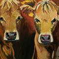 Two Cows by Diane Whitehead