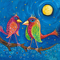 Two Little Birds Painting by Tanielle Childers Two Little Birds Painting by Tanielle Childers