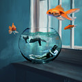 Two Lost Souls Swimming in a Fishbowl Digital Art by Nikki Marie Smith Two Lost Souls Swimming in a Fishbowl Digital Art by Nikki Marie Smith