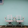 Two White Chairs Photograph by Steve Stanger Two White Chairs Photograph by Steve Stanger
