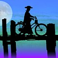 U Bein Bridge Evening Painting by Simon Read U Bein Bridge Evening Painting by Simon Read