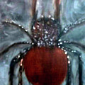 Ugly Spider Painting by Anna Adams Ugly Spider Painting by Anna Adams